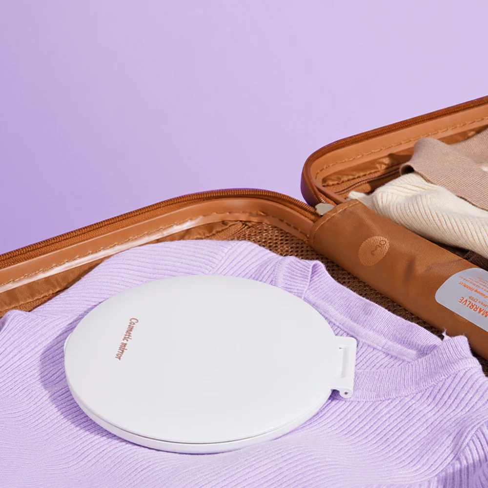 Make Up Spiegel LED Vergroot Reis Opvouwbaar Tafel Spiegel - Afbeelding 4