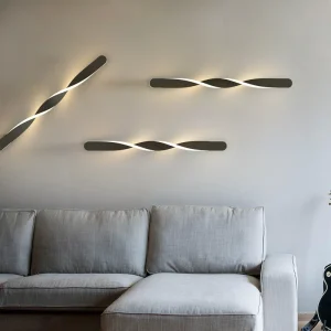 CurveLux - Moderne LED Wandlamp in Gebogen Design Dimbare Verlichting