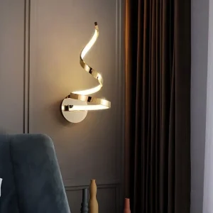 LumiSpiral - LED Wandlamp met Modern Design