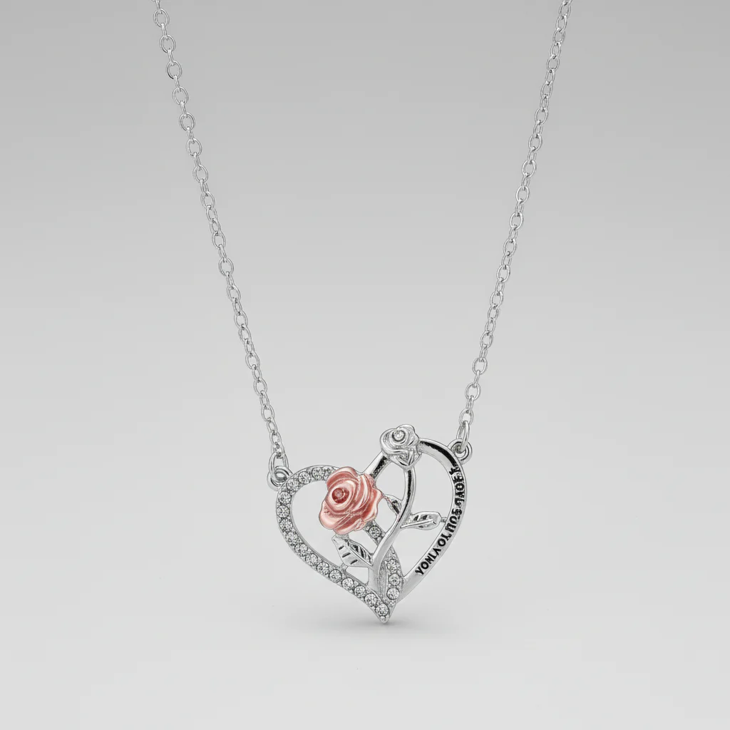 Romantisch Hartvormig Kristallen Hanger Sieraad Valentijnsdag