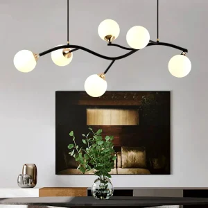 NordicEmbrace - Hanglamp met Glazen Bollen voor Woonkamer & Eetkamer