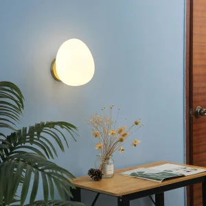 NordicPure - Eierschaal Glazen Wandlamp