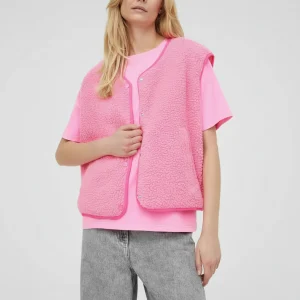 Bodywarmer Dames Teddy Vest Zacht Warm Casual