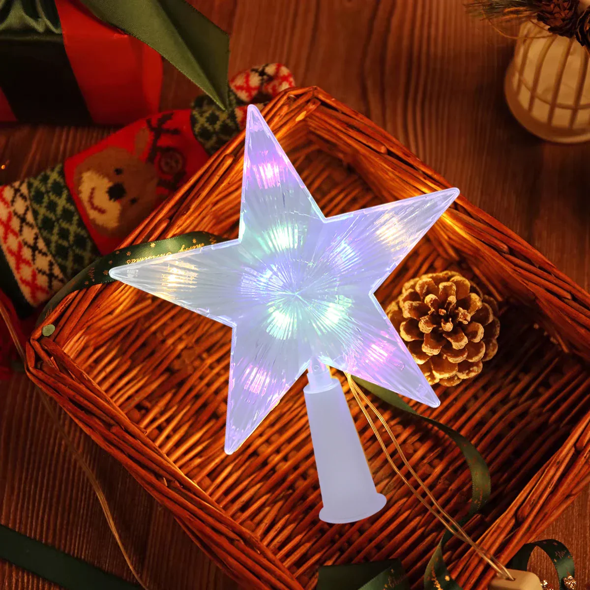 BrightStar - Lumineuze Ster voor de Top van de Kerstboom - Afbeelding 6