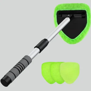 Auto Ruitenreiniger Microfiber Uitschuifbare Steel