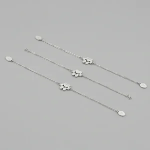 Armband Pootafdruk Gepersonaliseerd Minimalistisch Roestvrij Staal