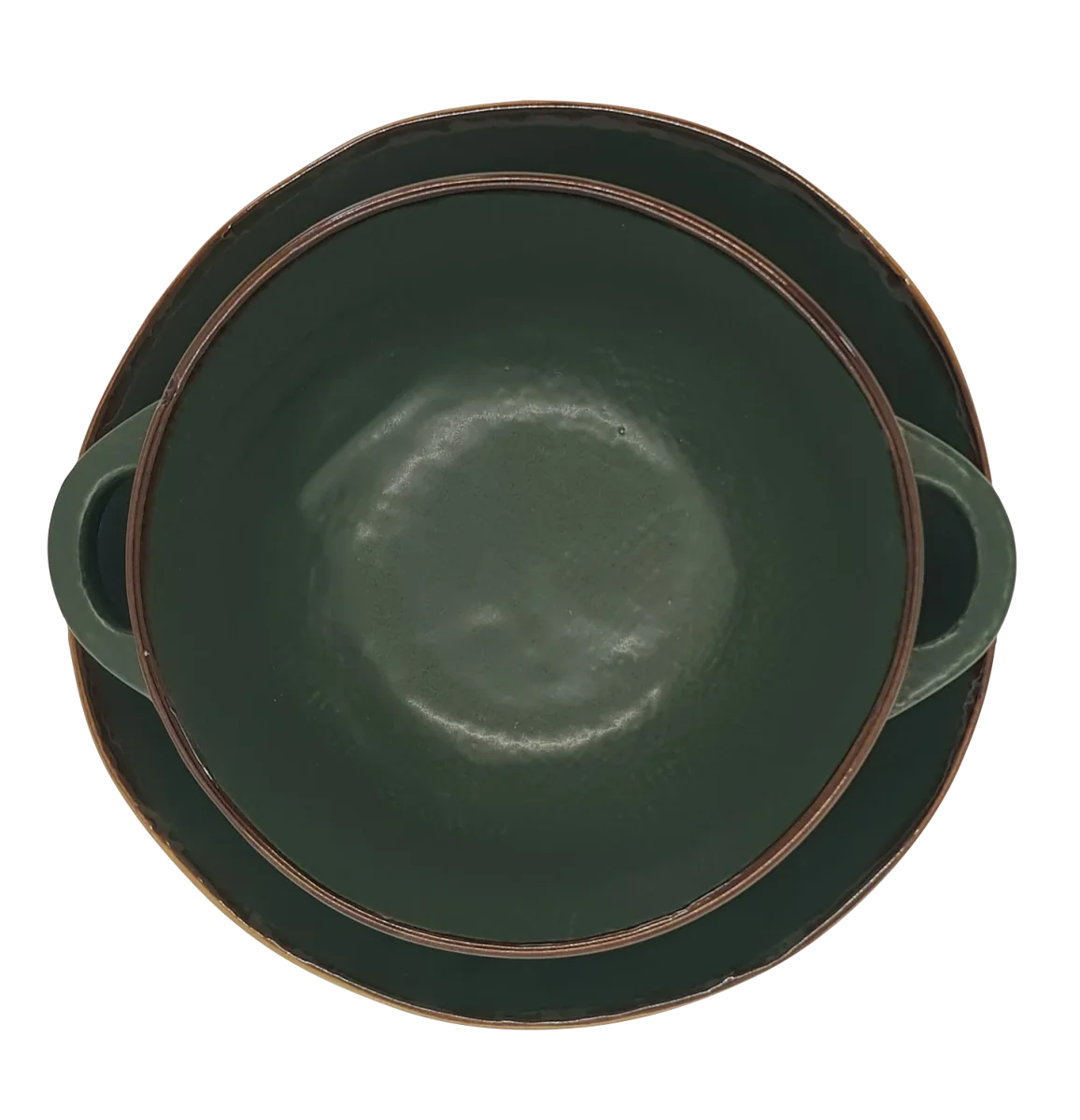 Soepkom met Onderbord - Groen - Afbeelding 4