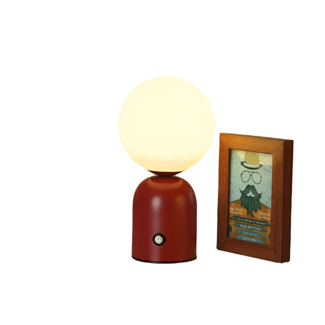 GlowLuxe - Oplaadbare LED Tafellantaarn, Draadloos en Dimbaar - Afbeelding 9