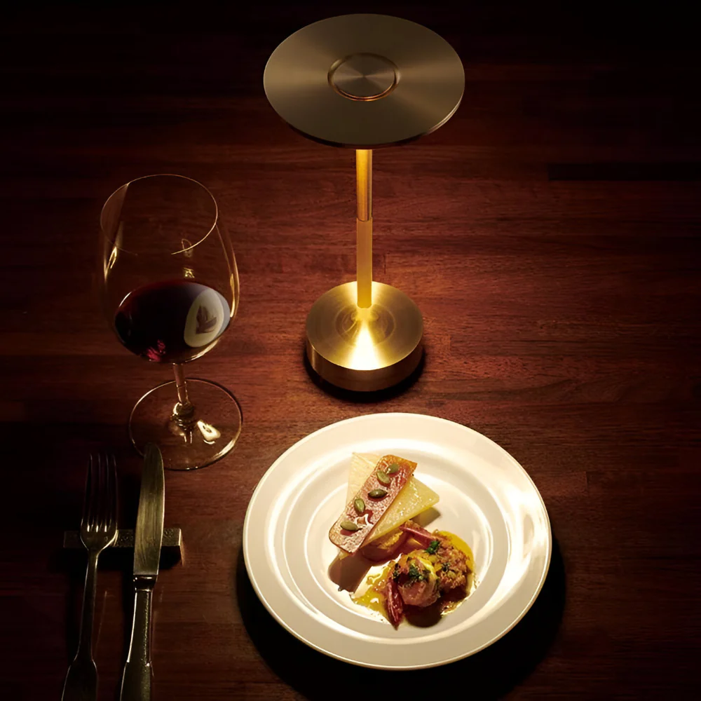 Tafellamp Draadloos Oplaadbaar Metaal Touch Dimbaar - Afbeelding 8