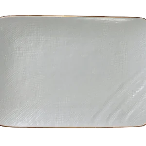 Rechthoekig Bord Grijs 28cm * 19.5cm