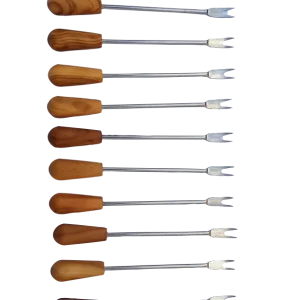 Tapasprikkers 10 stuks Olijfhout