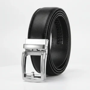 Leren Automatische Riem Heren Verstelbare Gesp Zonder Gaten