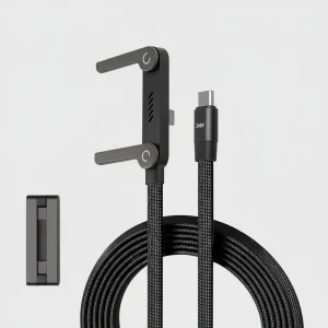 USB C Kabel Telefoonhouder 90° Hoek 65W Snelladen