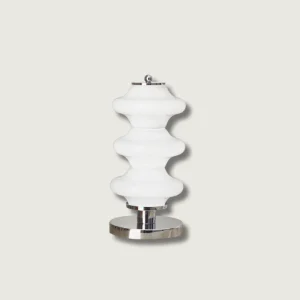 LumiGlas - Elegante Tafellamp met Glazen Lampenkap