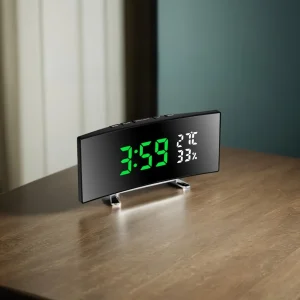 SmartClock - Multifunctionele LED Wekker met Temperatuurweergave en USB-Voeding