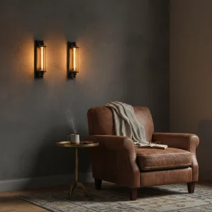 Vintage Industriële LED Wandlamp Sfeervolle Interieurverlichting