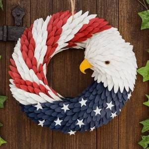 Eagle Wreath Wall Art Buiten Binnen Veterans Thema Hangsieraad