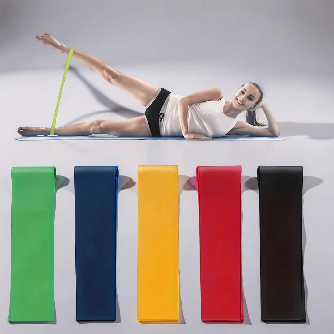 Weerstandsbanden Fitness Set Krachttraining Thuis Training Oefeningen - Afbeelding 7