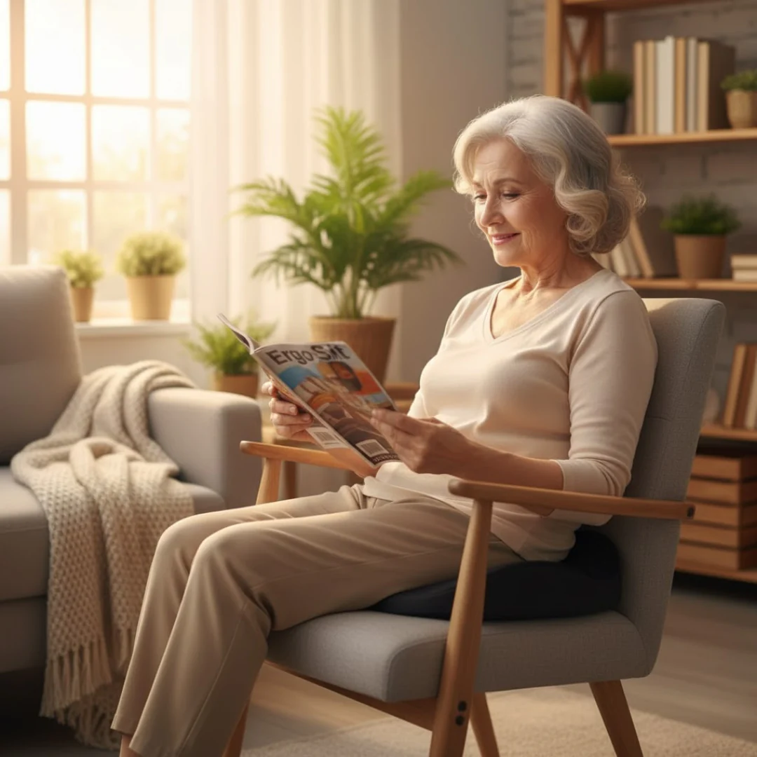 Zitkussen Ergonomisch Stoelkussen Traagschuim Bureau Auto - Afbeelding 9