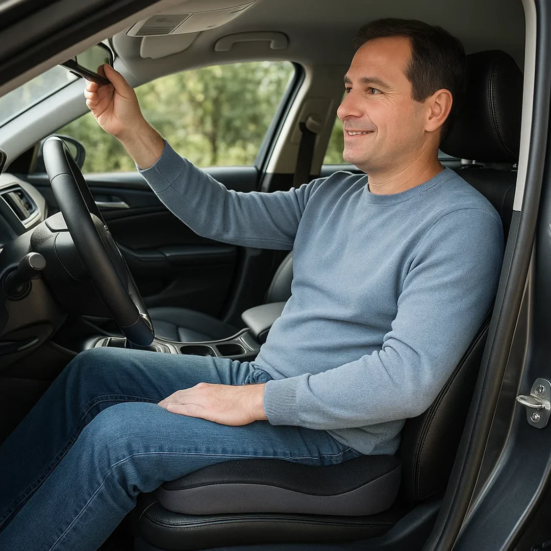 Zitkussen Ergonomisch Stoelkussen Traagschuim Bureau Auto - Afbeelding 6