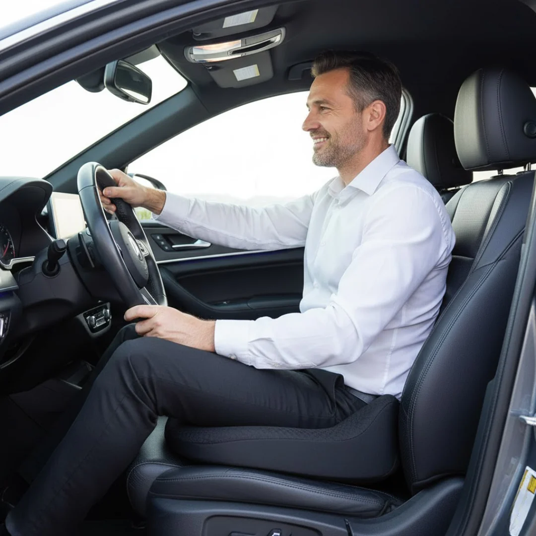 Zitkussen Ergonomisch Stoelkussen Traagschuim Bureau Auto - Afbeelding 8