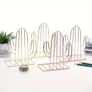CactusIron - IJzeren Boekensteunen in Cactusvorm voor Kinderkamers