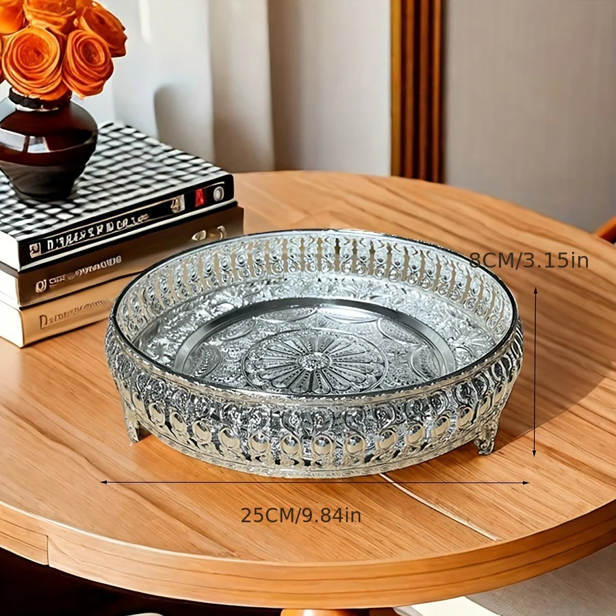 EuroServe-Fruitkom - Roestvrijstalen Snackbak voor Woonkamer & Keuken Decor - Afbeelding 4