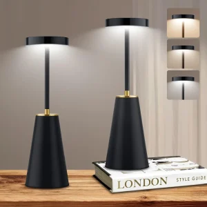 LumiTouch - Moderne LED Tafellamp met Dimbare Touchfunctie | Draadloos & Energiezuinig