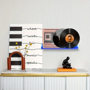 AcrylicClear - Zwevende Transparante Opbergplanken voor Slaapkamer, Woonkamer & Badkamer