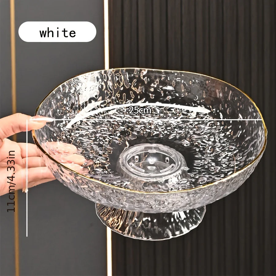 ClearServe-Fruitkom - Transparante PET Kom met Afvoer voor Snacks - Afbeelding 8