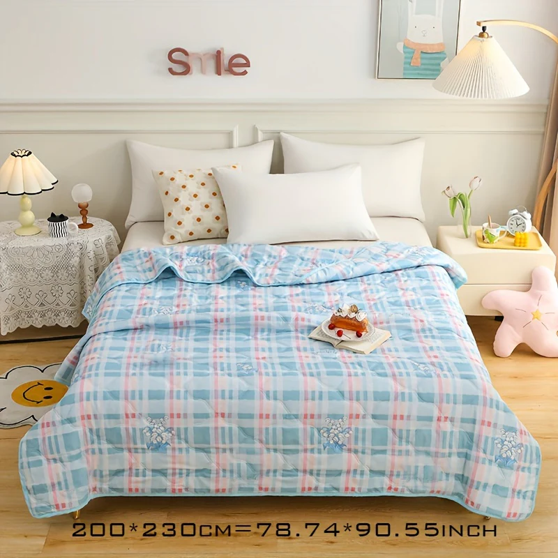 Soft & Lightweight Zomerdeken - Ademend en Huidvriendelijk Plaid voor Bank, Airconditioning en Meervoudig Gebruik - Afbeelding 8