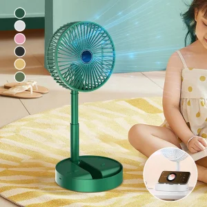 Oplaadbare Opvouwbare Telescopische Tafelventilator