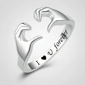 Ringen Hart I Love You Inscriptie Valentijnsdag